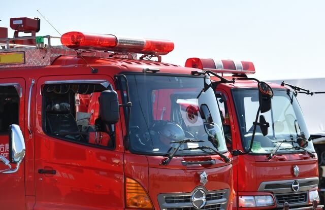 毎年一定数のトラックで車両火災が発生している