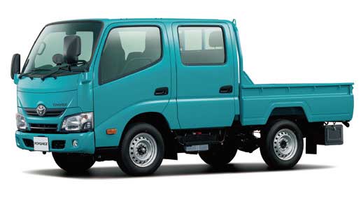 TOYOTAトヨエースカーゴダブルキャブ・標準デッキ・低床・1t積・ディーゼル車・4WD...ザ・トラック