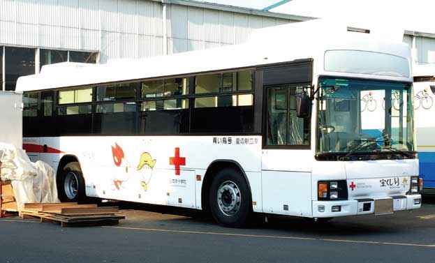 各種検診車用空調装置の取り付けも同社は数多く担当している...ザ・トラック