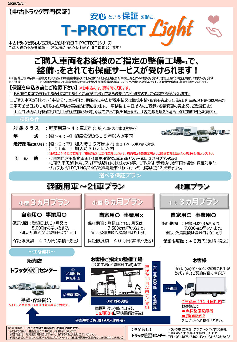 T-PROTECTライト説明…トラック