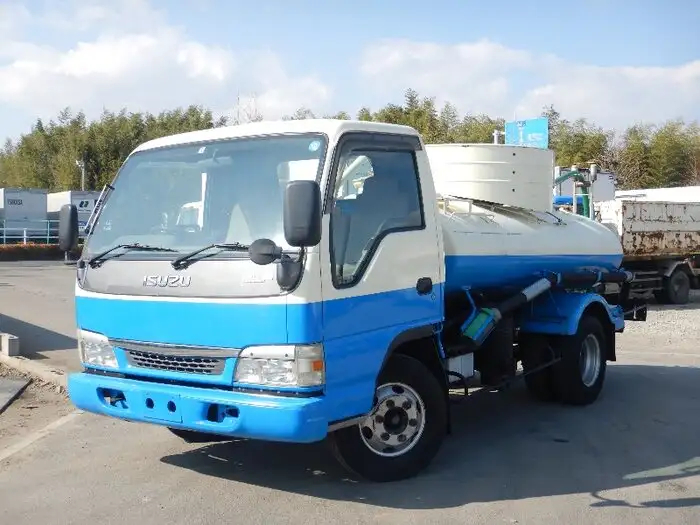いすゞ エルフ 小型 タンク車 バキューム KR-NPR72GDRの中古トラック画像1