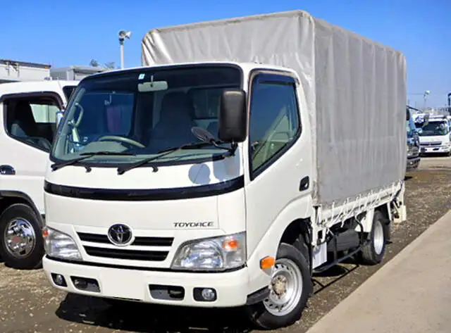 トヨタ トヨエース 小型 平ボディ 幌 パワーゲートの中古トラック画像1
