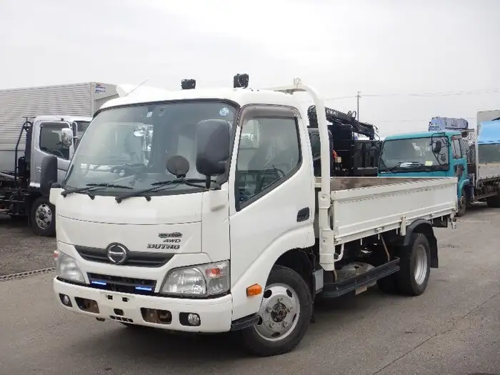 日野 デュトロ 小型 平ボディ TKG-XZU685M H25の中古トラック画像1
