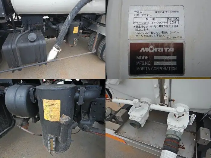 日産UD コンドル 中型/増トン タンク車 バキューム KK-MK25Aの中古トラック画像9