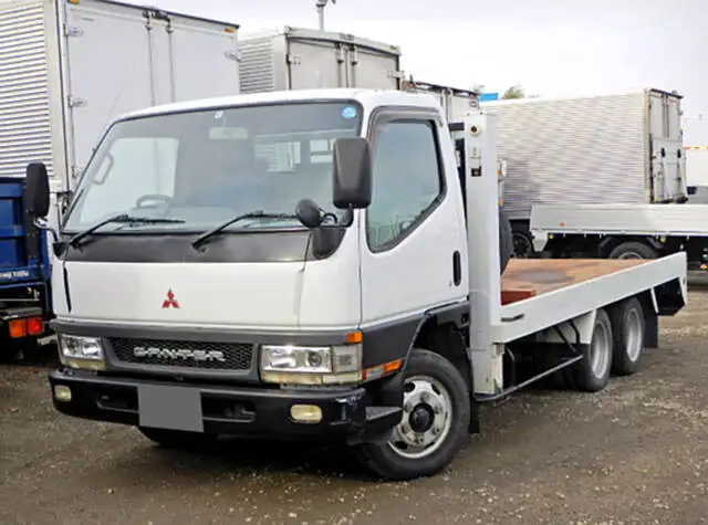 三菱 キャンター 小型 車両重機運搬 ラジコン ウインチの中古トラック画像1