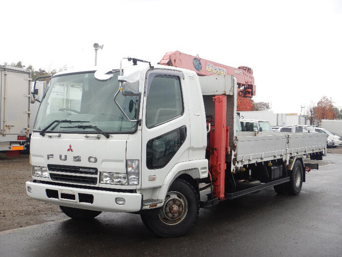 三菱 ファイター 中型/増トン 車両重機運搬 セルフローダー KK-FK61HL