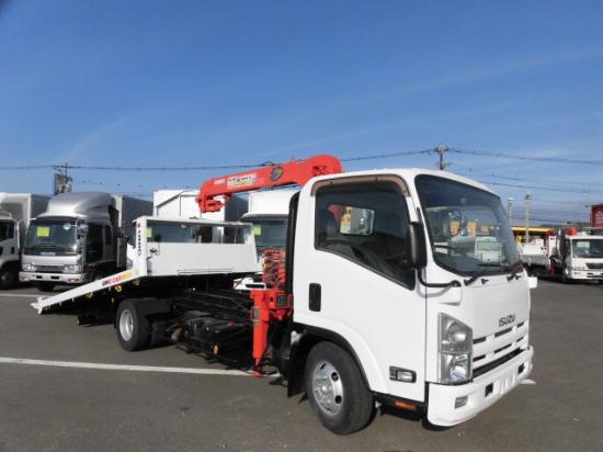いすゞ エルフ 小型 車両重機運搬 3段クレーン ラジコン｜画像2