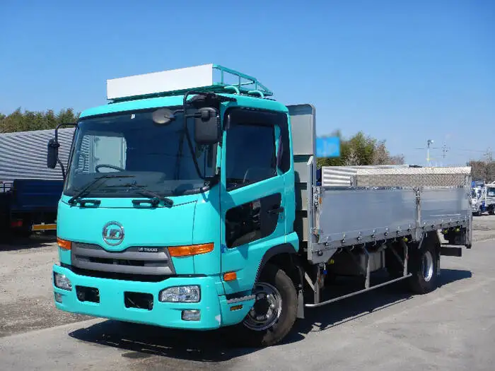 日産UD コンドル 中型/増トン 平ボディ パワーゲート アルミブロック の中古トラック【車両No.96360】