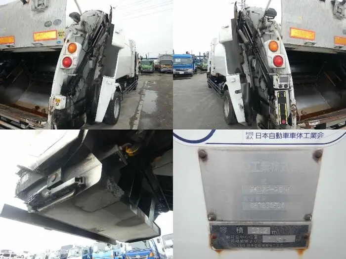 日野 レンジャー 中型/増トン パッカー車 プレス式 BKG-GC7JLYAの中古トラック画像8