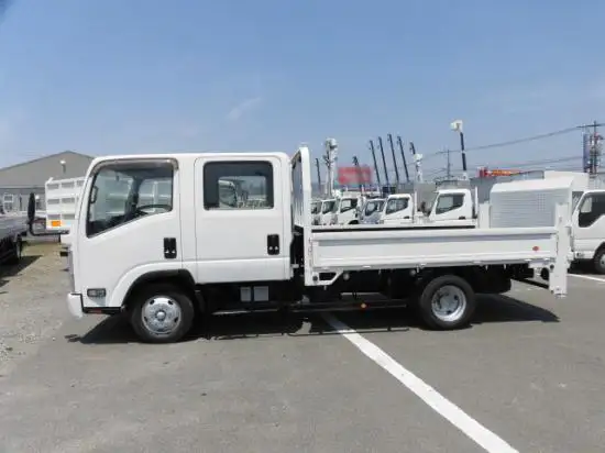 いすゞ エルフ 小型 平ボディ Wキャブ パワーゲートの中古トラック画像5