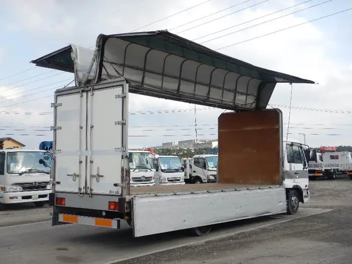 日産UD コンドル 中型/増トン ウイング 幌ウイング ベッドの中古トラック画像3