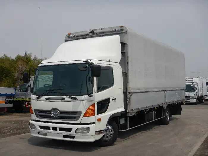 日野 レンジャー 中型/増トン ウイング 幌ウイング ベッド の中古トラック【車両No.96968】