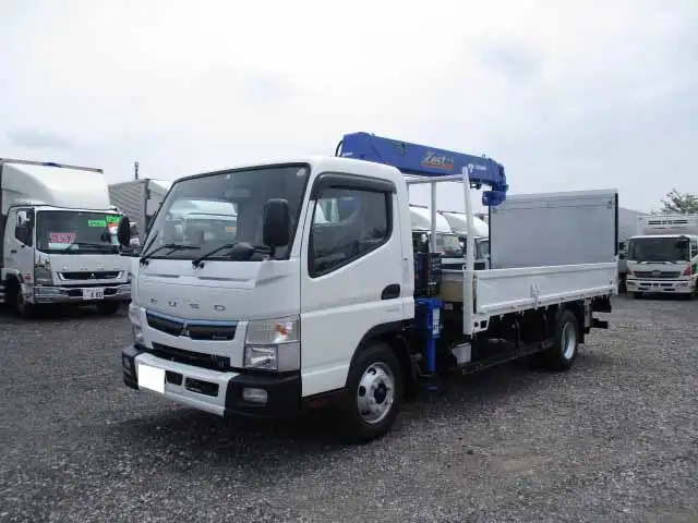 三菱 キャンター 小型 クレーン付 パワーゲート 4段 の中古トラック【車両No.97415】
