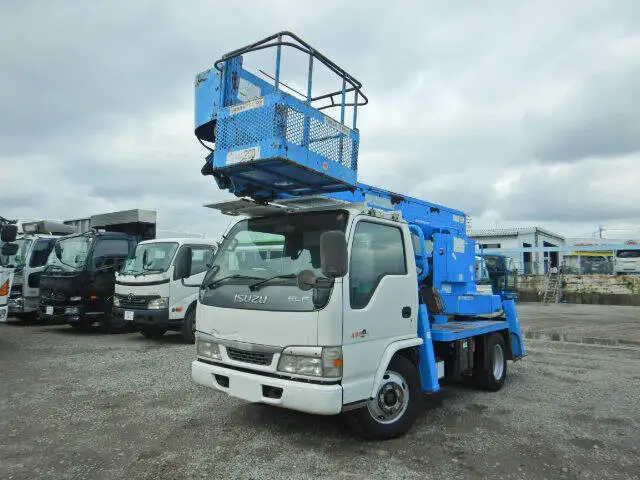 いすゞ エルフ 小型 高所・建柱車 高所作業車 KR-NKR81E3Nの中古トラック画像1