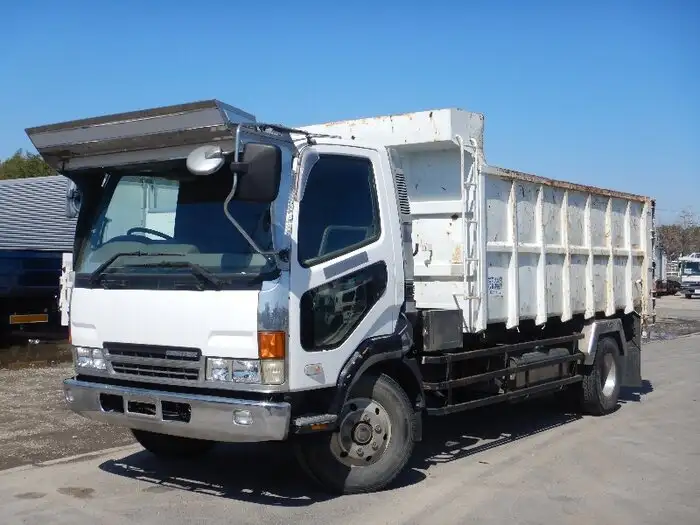 三菱 ファイター 中型/増トン ダンプ 土砂禁 KK-FK71HHの中古トラック画像1