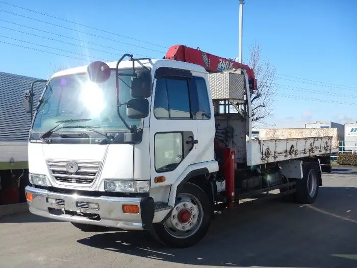 日産UD コンドル 中型/増トン 車両重機運搬 3段クレーン ラジコンの中古トラック画像1