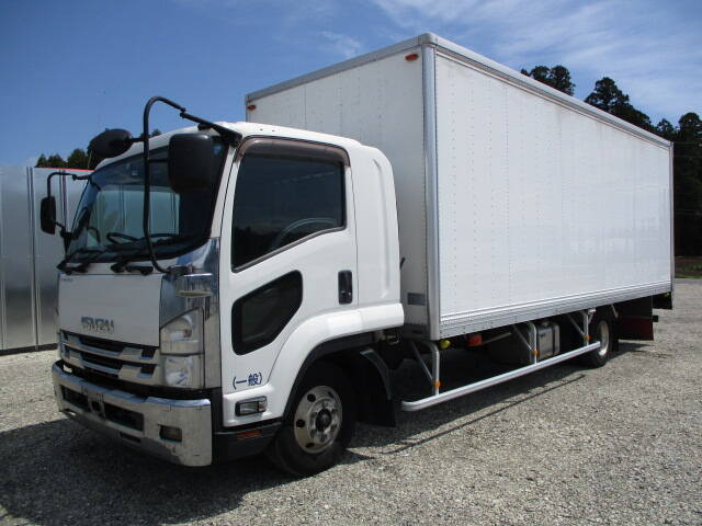 いすゞ フォワード 中型/増トン アルミバン ワイド TKG-FRR90S1改