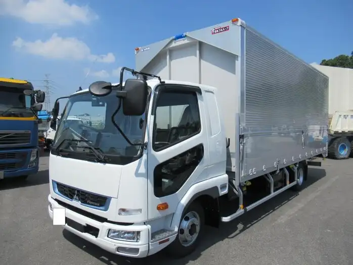 三菱 ファイター 中型/増トン ウイング ベッド 2KG-FK62Fの中古トラック画像1