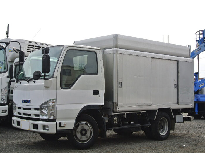 いすゞ エルフ 小型 アルミバン 10尺 BKG-NJR85AN