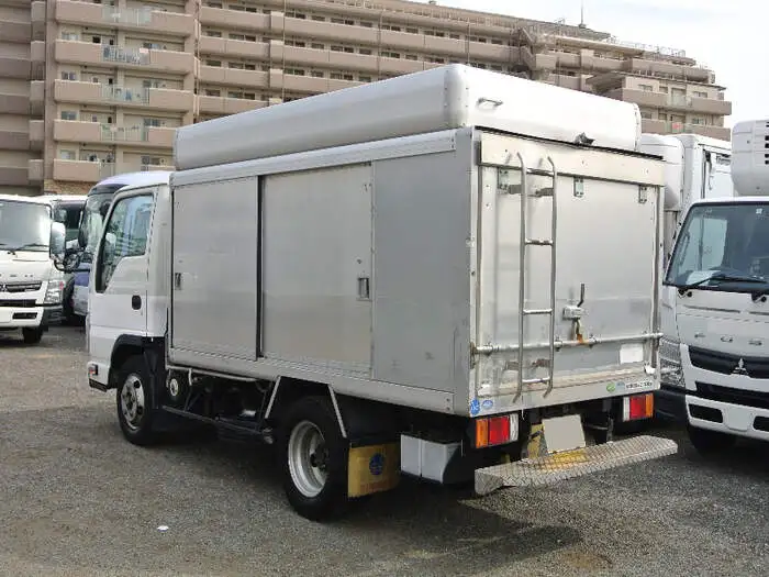 いすゞ エルフ 小型 アルミバン ボトルカー サイドドアの中古トラック画像2