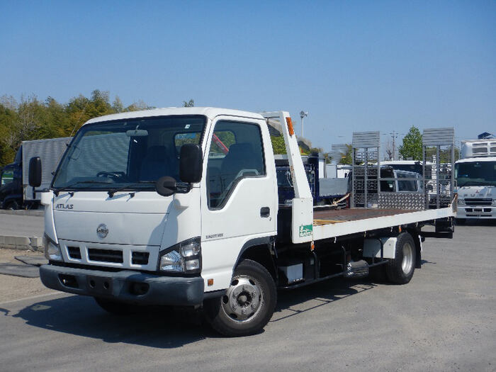 日産 アトラス 小型 車両重機運搬 セーフティーローダー PA-APR81N