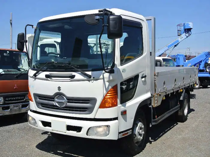 日野 レンジャー 中型/増トン 平ボディ 床鉄板 アルミブロック の中古トラック【車両No.98258】