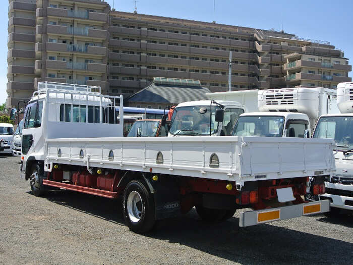 日産UD コンドル 中型 平ボディ 床鉄板 ベッド｜画像2