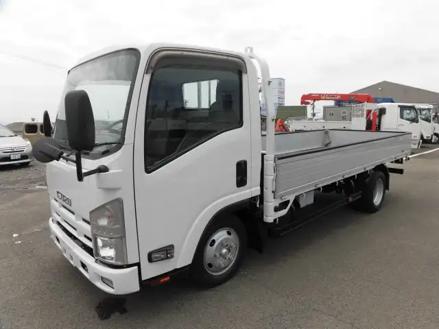 いすゞ エルフ 小型 平ボディ アルミブロック TKG-NLR85ARの中古トラック画像1