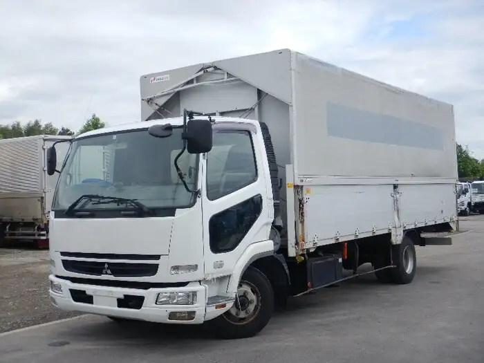 三菱 ファイター 中型/増トン ウイング 幌ウイング PA-FK71Dの中古トラック画像1