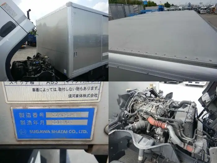 三菱 キャンター 小型 アルミバン ボトルカー サイドドアの中古トラック画像12