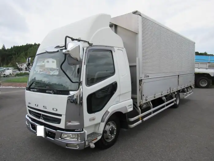 三菱 ファイター 中型/増トン ウイング ベッド PA-FK61Rの中古トラック画像1