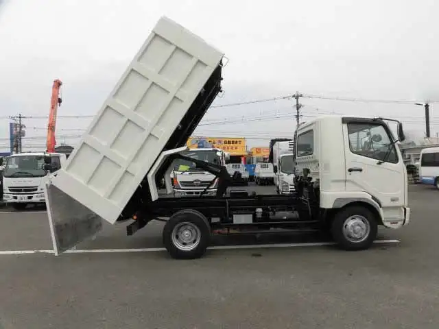 三菱 ファイター 中型/増トン ダンプ 土砂禁 ステンレス張りの中古トラック画像5