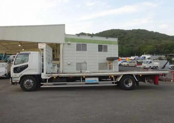 三菱 ファイター 中型/増トン 平ボディ ベッド PDG-FM62FZの中古トラック画像6