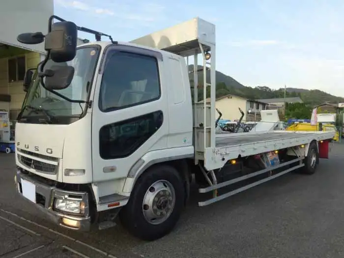 三菱 ファイター 中型/増トン 平ボディ ベッド PDG-FM62FZの中古トラック画像1