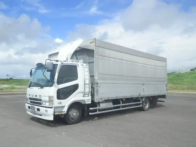 三菱 ファイター 中型/増トン ウイング ベッド KK-FK61HLの中古トラック画像1