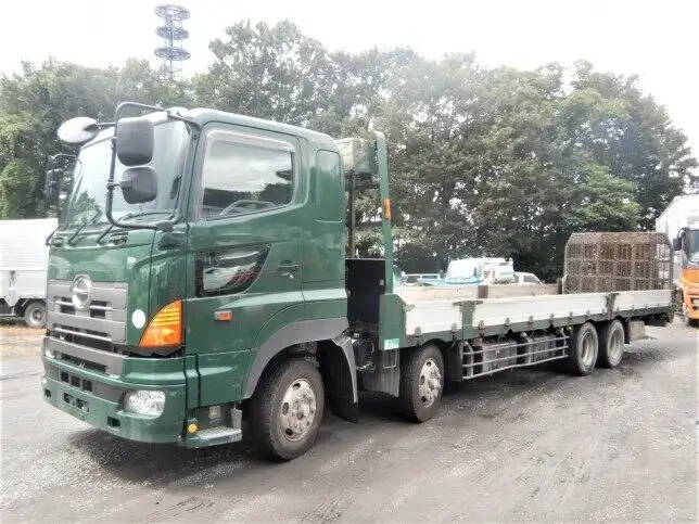 日野 プロフィア 大型 車両重機運搬 ウインチ ベッドの中古トラック画像1