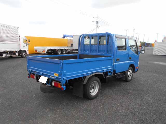 トヨタ トヨエース 小型 平ボディ Wキャブ(ダブルキャブ) TKG-XZU605の中古トラック画像2