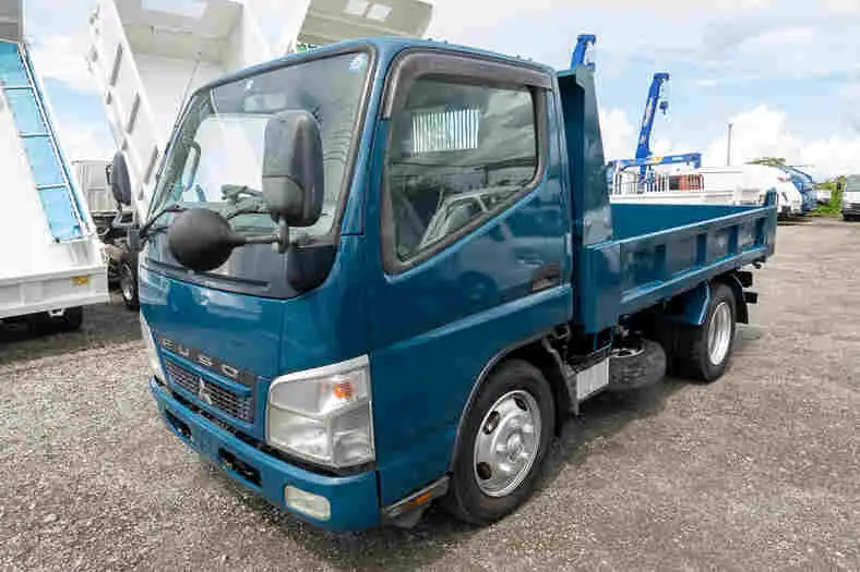 三菱 キャンター 小型 ダンプ 強化 PDG-FE71DDの中古トラック画像1