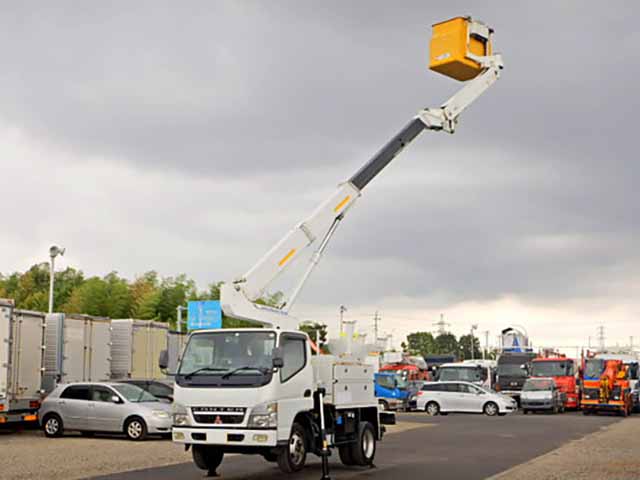 三菱 キャンター 小型 高所・建柱車 高所作業車 PA-FG72DB