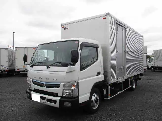 三菱 キャンター 小型 アルミバン パワーゲート サイドドア の中古トラック【車両No.102163】