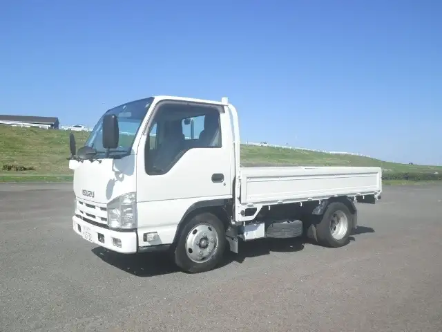 いすゞ エルフ 小型 平ボディ 床鉄板 TKG-NKR85Aの中古トラック画像1