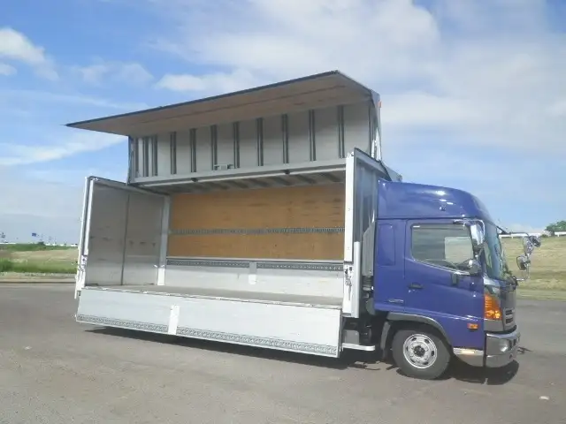 日野 レンジャー 中型/増トン ウイング エアサス ベッドの中古トラック画像4