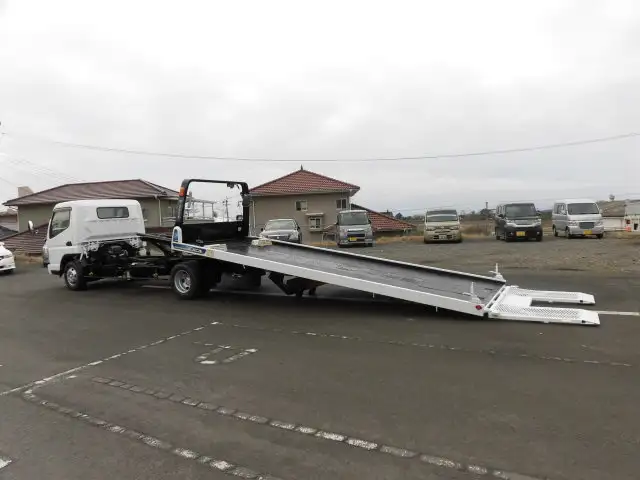 三菱 キャンター 小型 車両重機運搬 ラジコン ウインチの中古トラック画像5