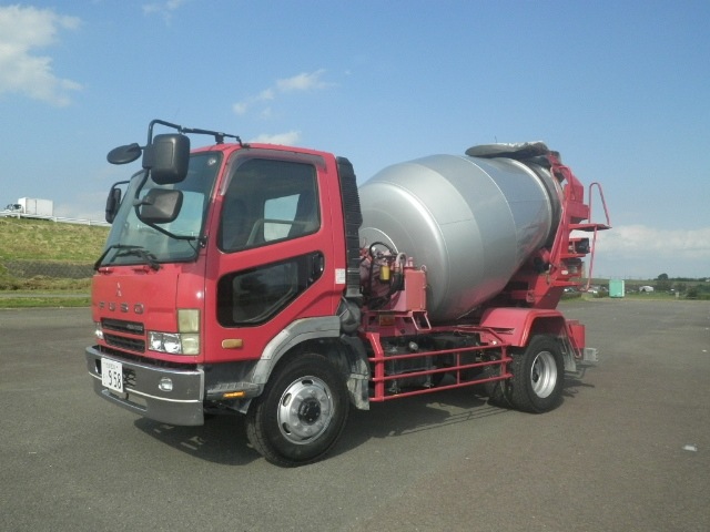 三菱 ファイター 中型 ミキサー・ポンプ ミキサー車 KL-FK71HDZ