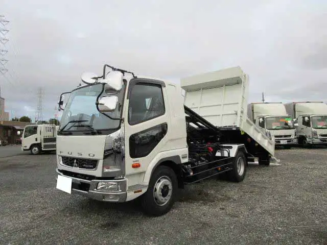 三菱 ファイター 中型/増トン ダンプ ローダー ステンレス張り の中古トラック【車両No.103167】