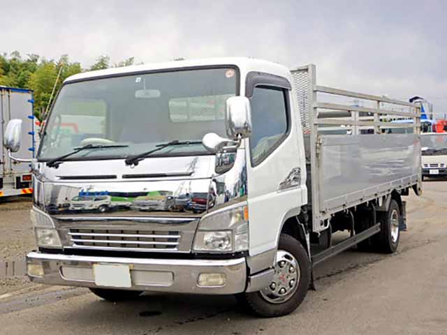 三菱 キャンター 小型 平ボディ 超ロング KK-FE82EG