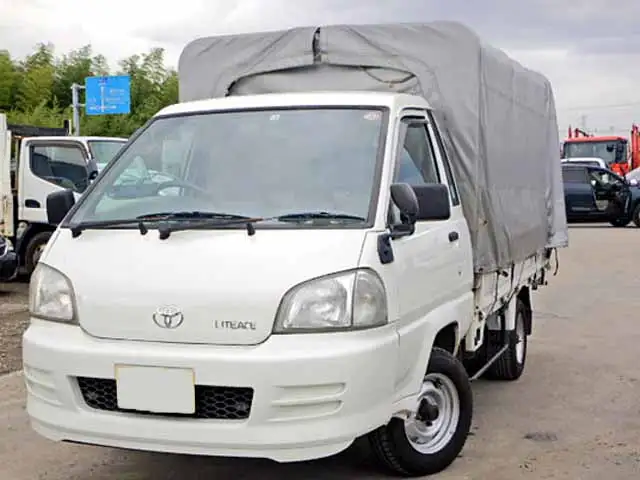 トヨタ ライトエース 小型 ウイング 幌ウイング GK-KM75の中古トラック画像1