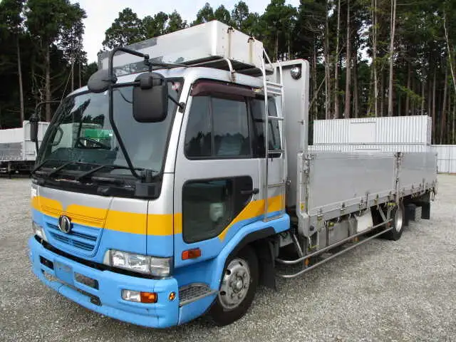 日産UD コンドル 中型/増トン 平ボディ アルミブロック エアサスの中古トラック画像1