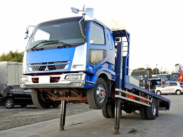 三菱 ファイター 中型/増トン 車両重機運搬 ラジコン ウインチの中古トラック画像1