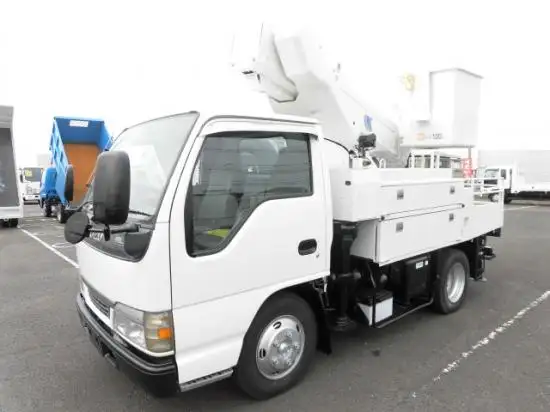 いすゞ エルフ 小型 高所・建柱車 高所作業車 KR-NKR81EPの中古トラック画像1